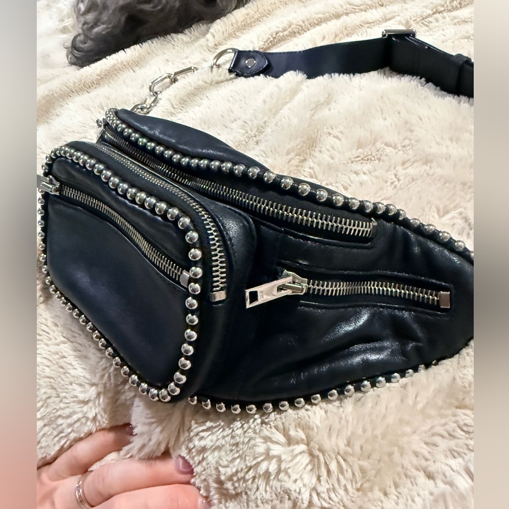 Alexander Wang Studded Black Bum Bag - Picture 4 of 10
